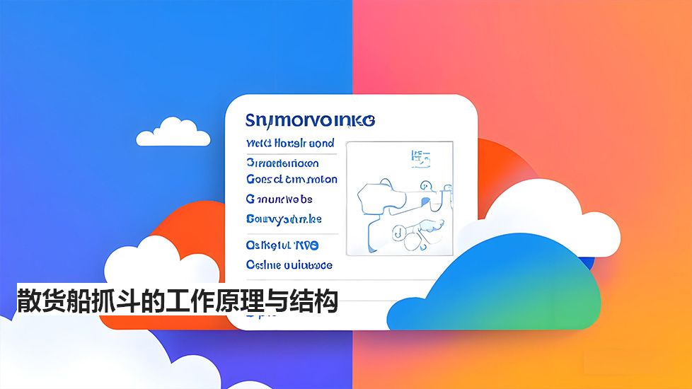 散货船抓斗的工作原理与结构