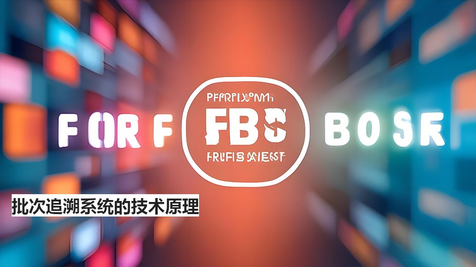 批次追溯系统的技术原理