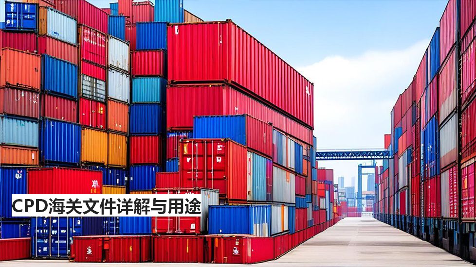 CPD海关文件详解与用途