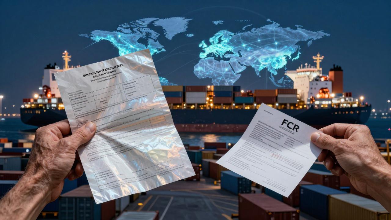 FCR与国际海运单证区别